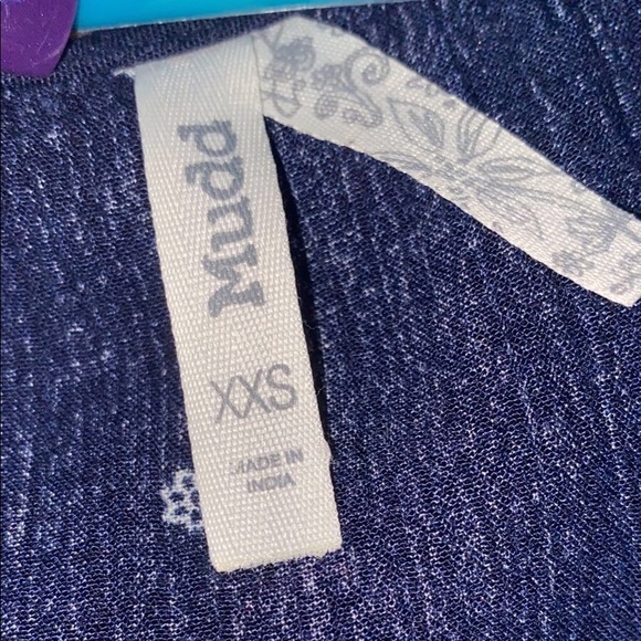 Blue Designed Blouse - Picture 3 of 3